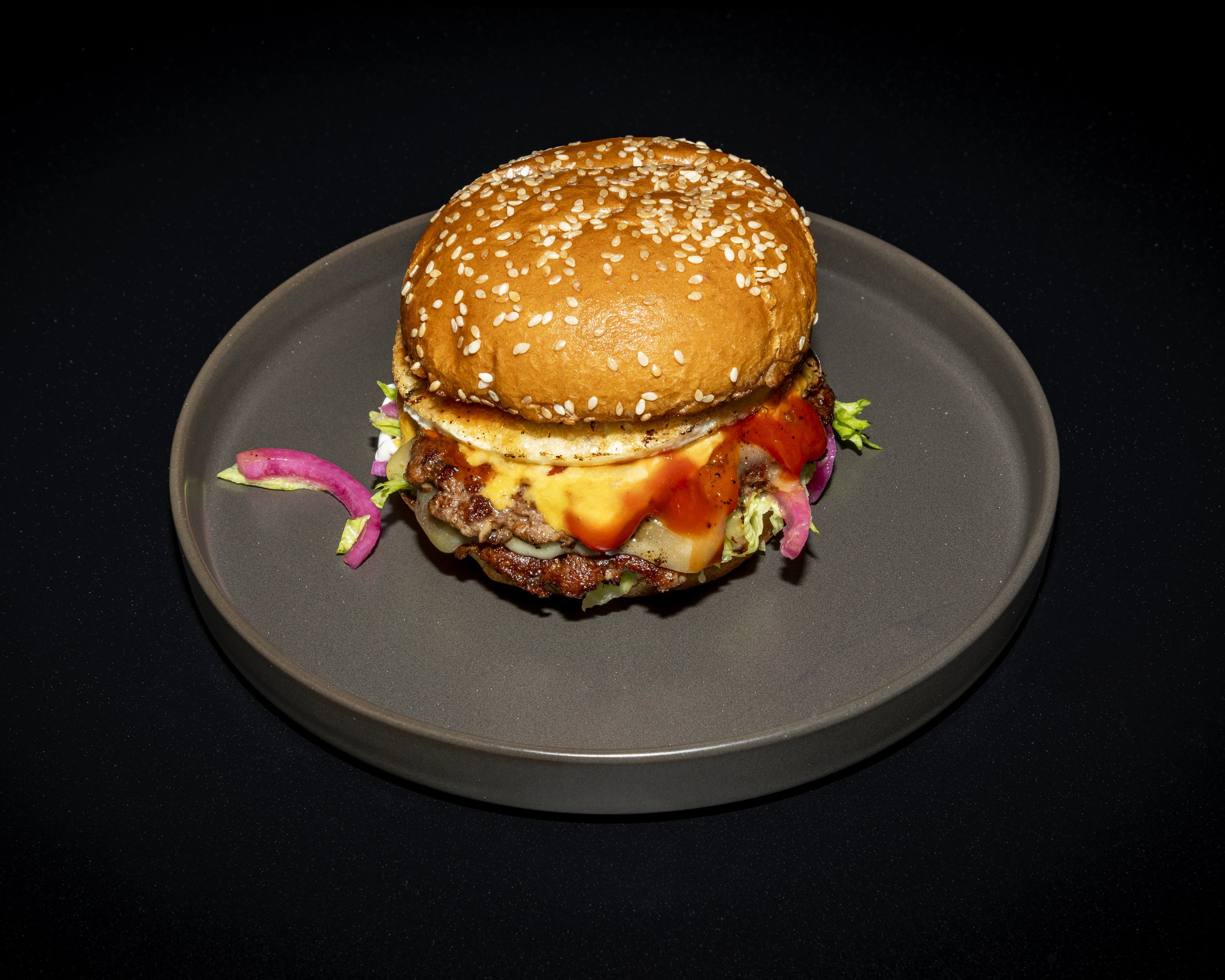 Beef And Egg Burger